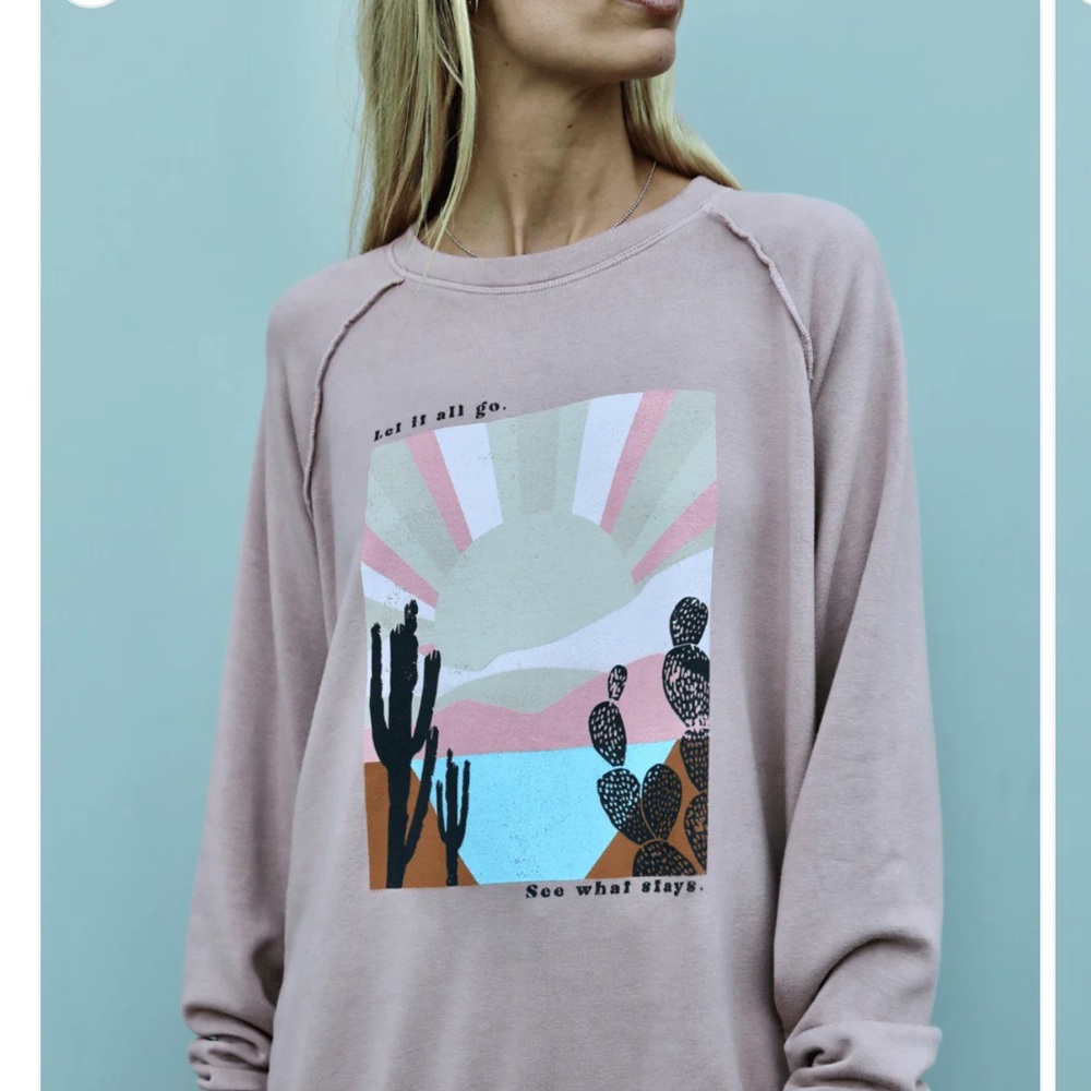 good hYOUman The Vita - Let It All Go, See What Stays Sweatshirt